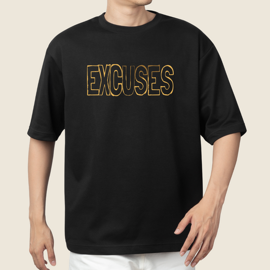T shirt Oversized Excuse