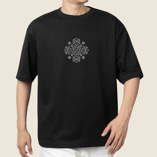 T shirt oversize symbole