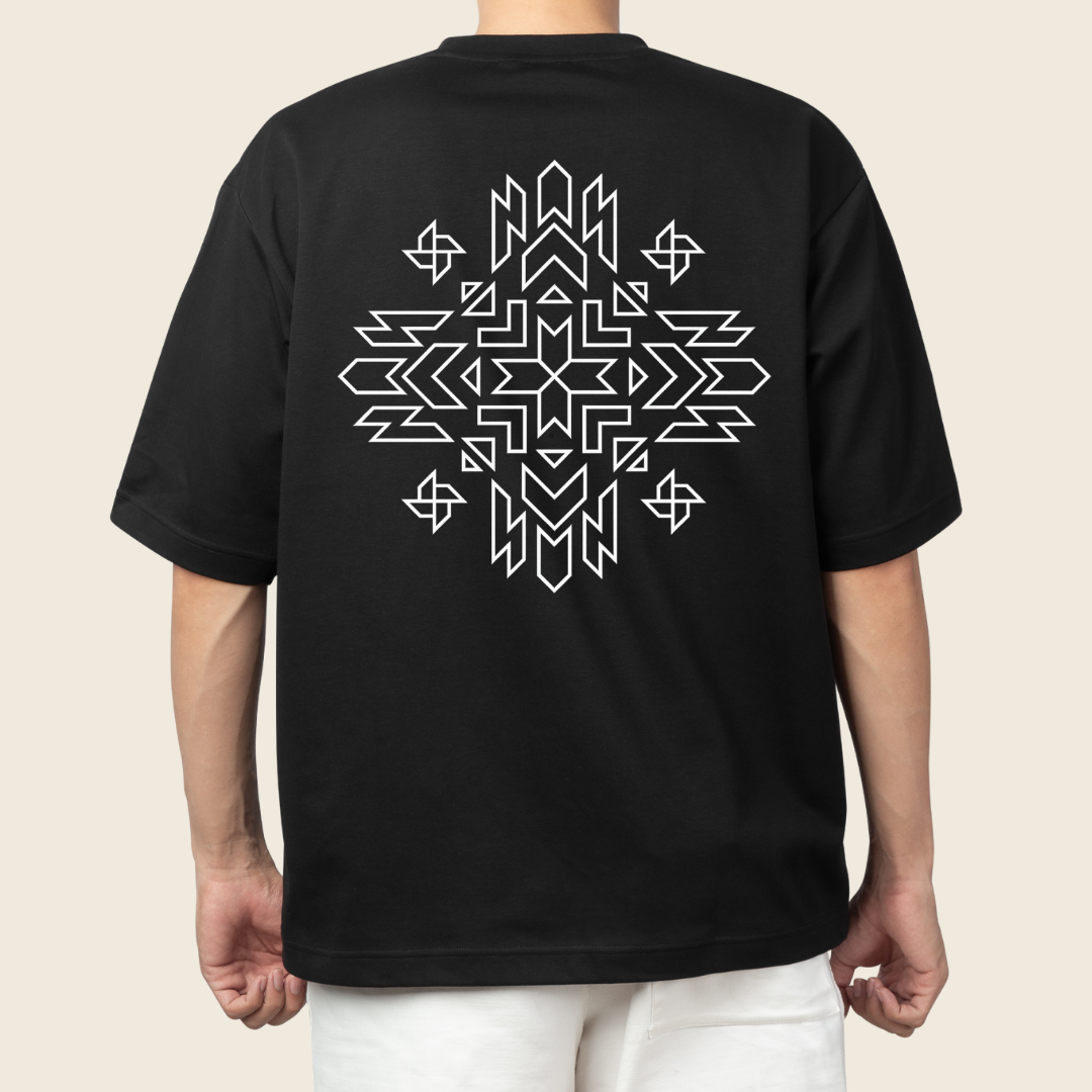 T shirt oversize symbole