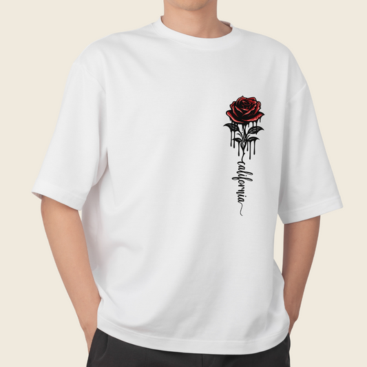 T shirt Oversized flower