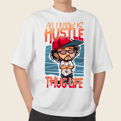 T-shirt Oversized  Thug Life