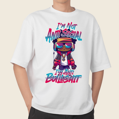 T-shirt Oversized Bullshit