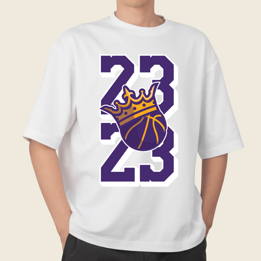 T-shirt Oversized  23 Jemes king NBA