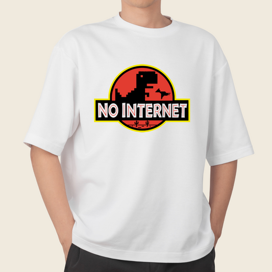 T shirt Oversized No internet