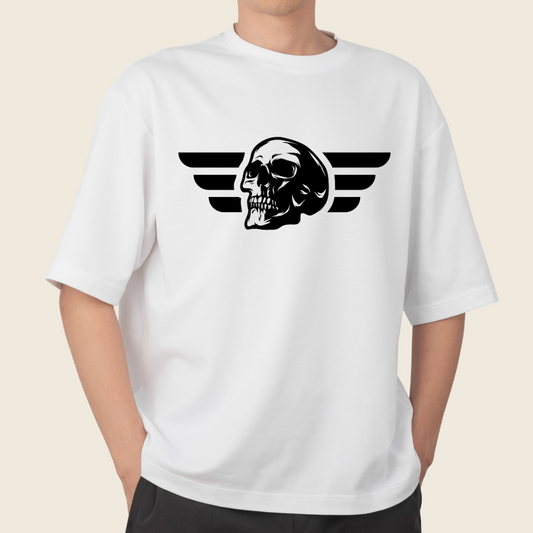 T shirt Oversized Skull Vintage
