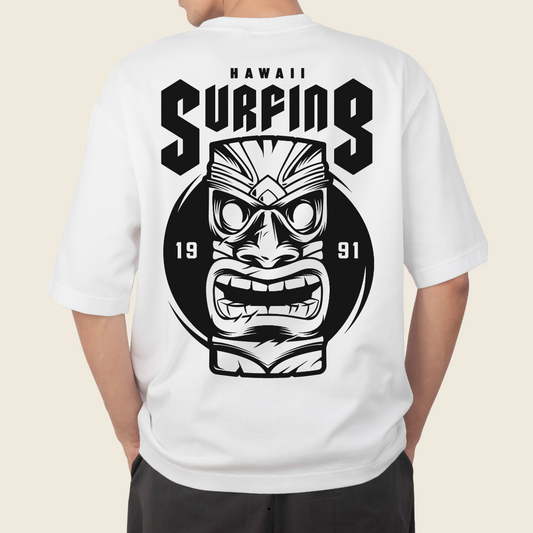T-shirt Oversized Hawaii Surfing 19-91