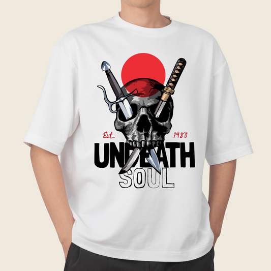 Undead Soul Samurai Skull T-shirt
