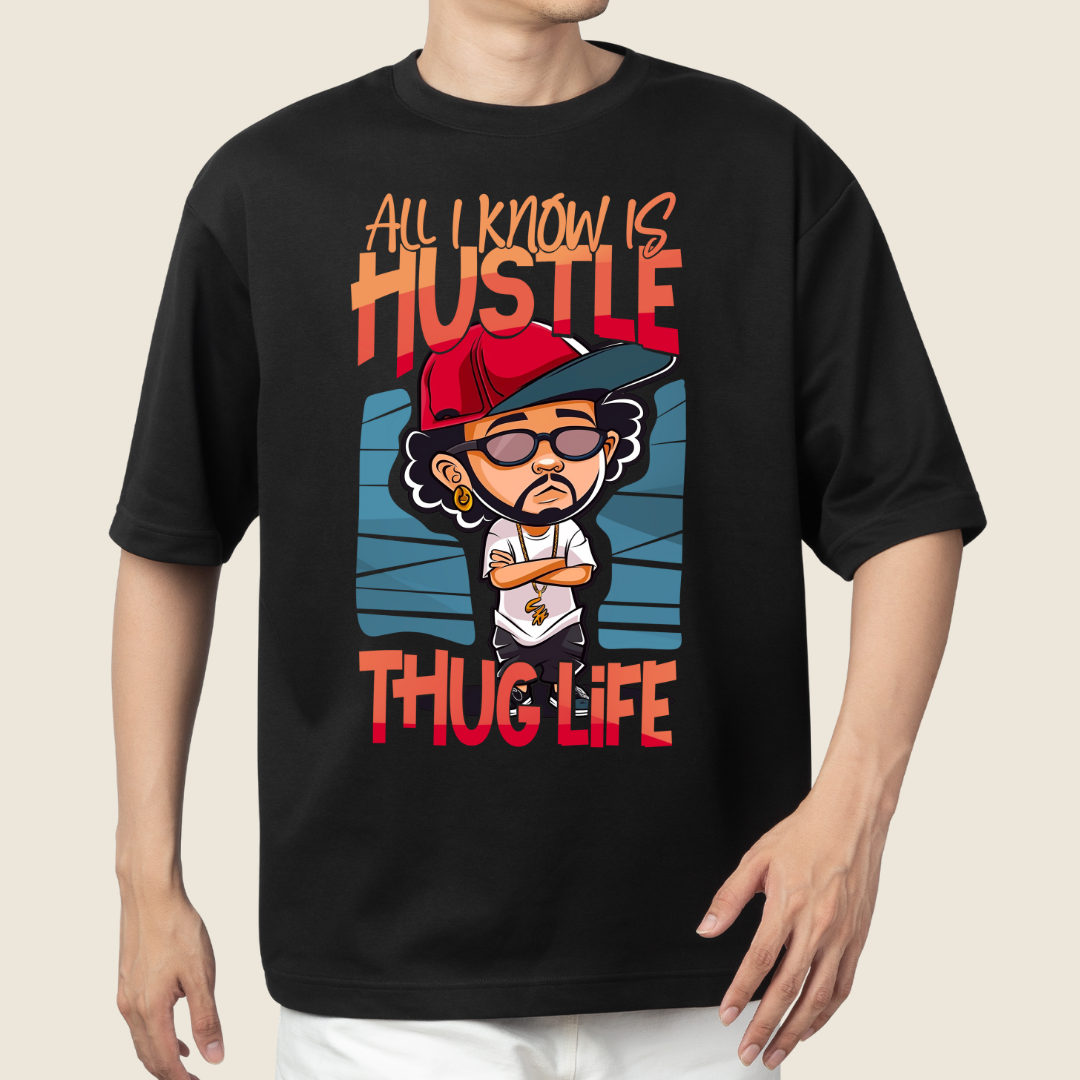 T-shirt Oversized  Thug Life