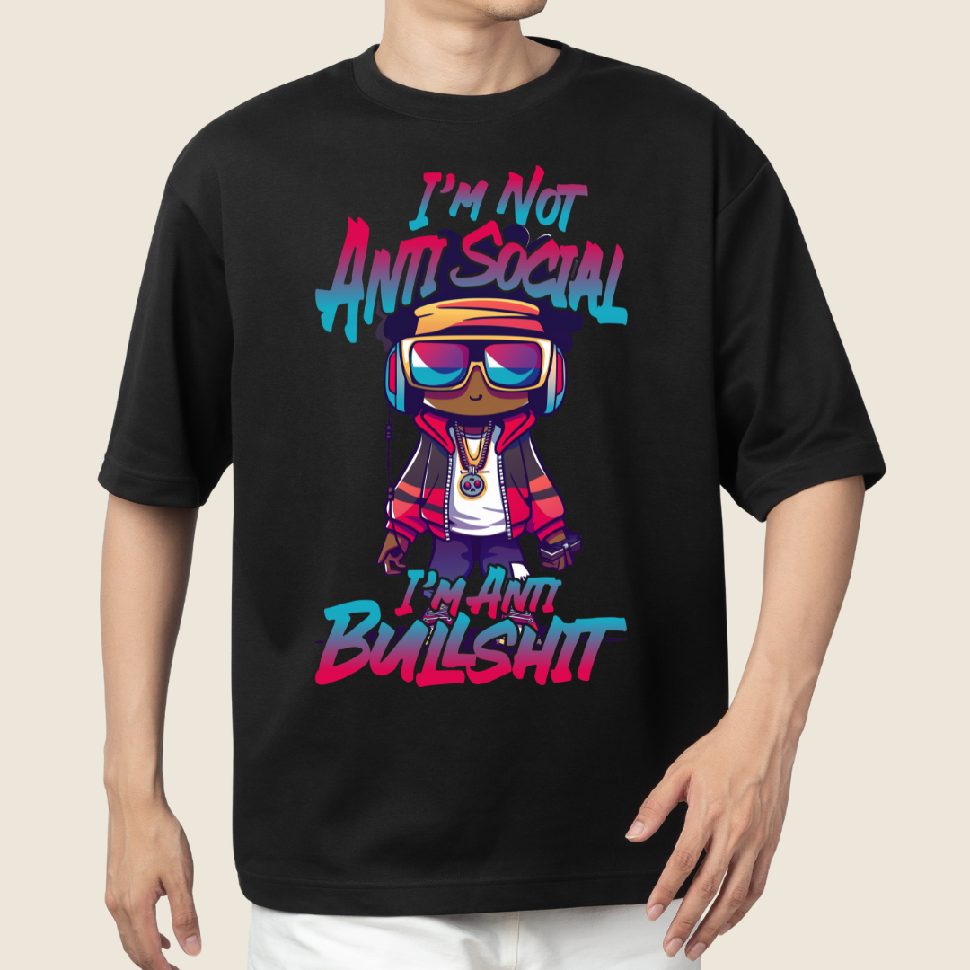 T-shirt Oversized Bullshit
