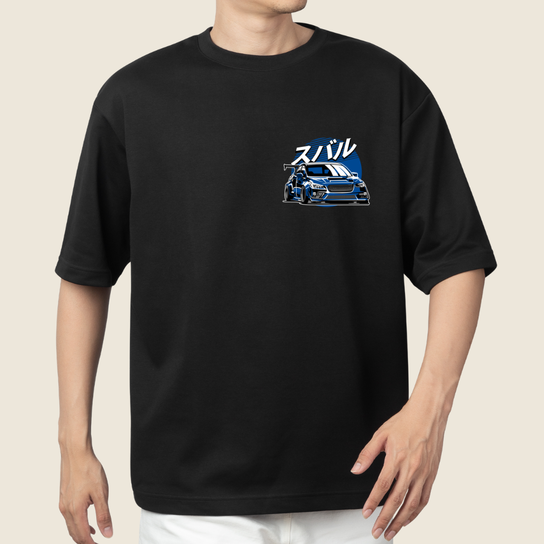 T shirt Oversized Racing Car speedometer