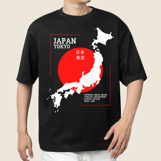 T shirt Oversized Japan Tokyo