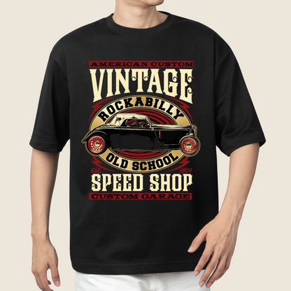 T-shirt Oversized Old school