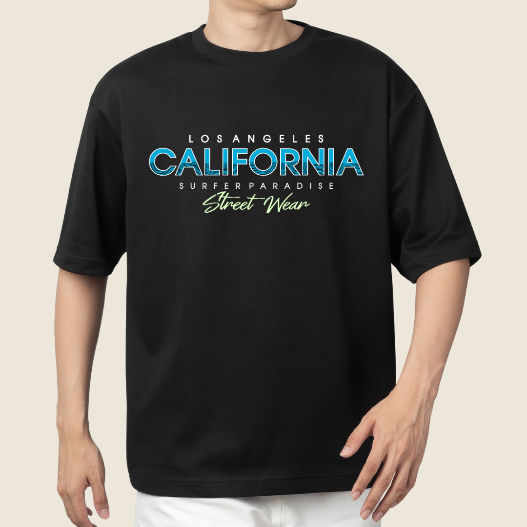T-shirt Oversized California Los Angeles