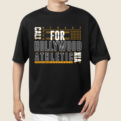 T-shirt Oversize  California Hollywood athletic street