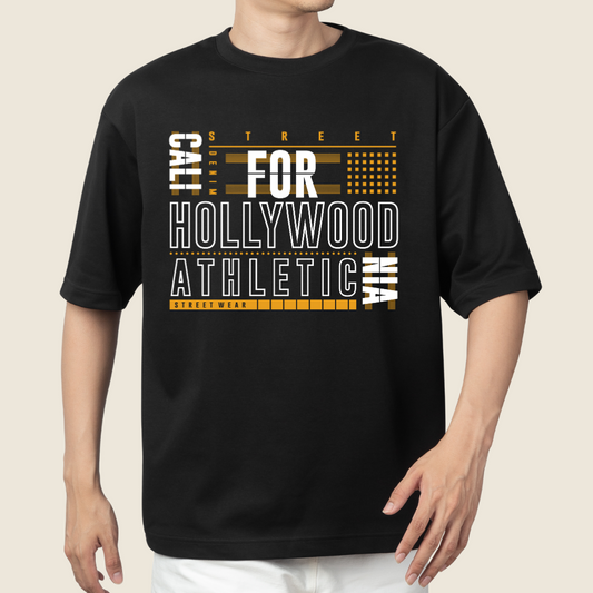 T-shirt Oversize  California Hollywood athletic street