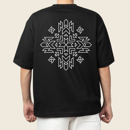T shirt oversize symbole