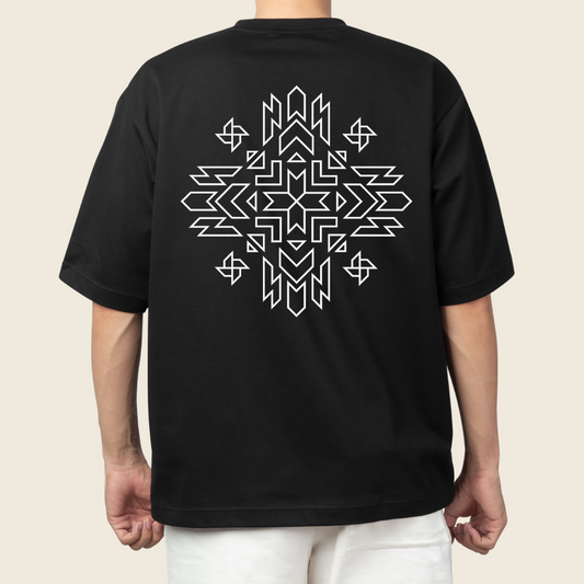 T shirt oversize symbole